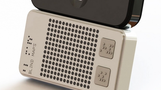 Braille Maps Cihazının Görüntüsü.